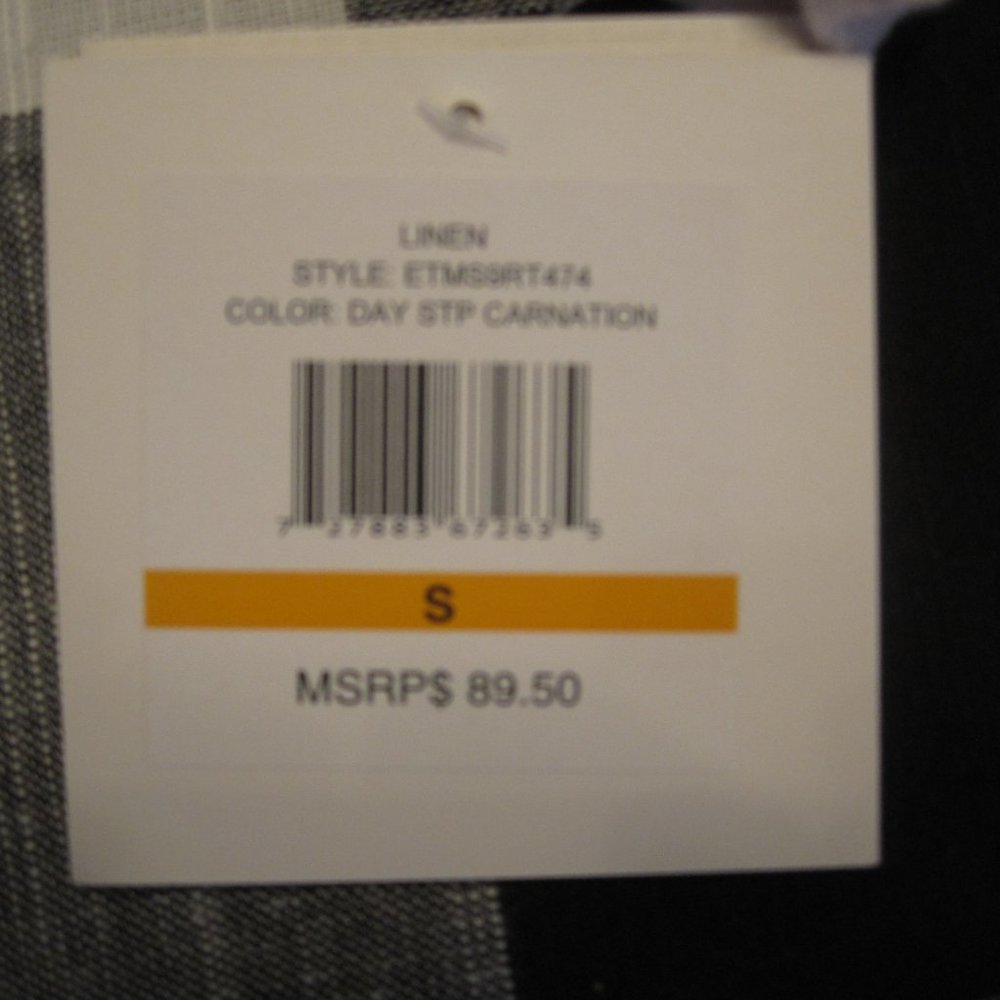 Ellen Tracy Linen Boho Top Tunic Shirt - Picture 4 of 4
